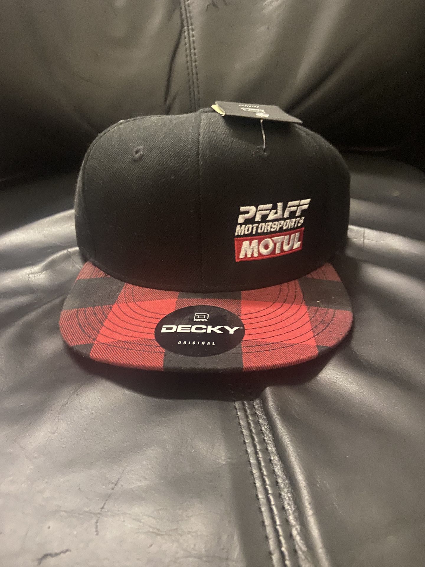 Pfaff Motorsports Plaid Hat New