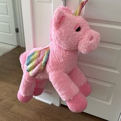 Large Unicorn Plush Toy - With Tags Brand New 