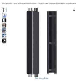 4" Basketball Pole Pads 47.2" Tall Weather Resistant Garage Pads