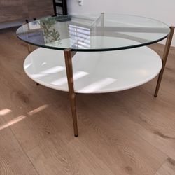 West Elm Mid-Century Round Coffee Table 