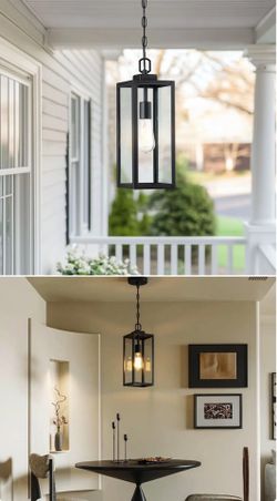 Outdoor hanging lantern