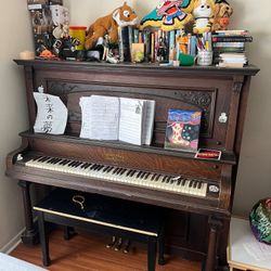 Nostalgic, and valuable piano.