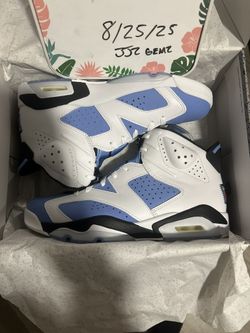 Air Jordan Retro 6’s UNC Size 10.5