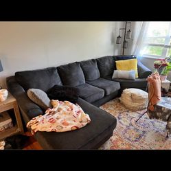 Ashley Sectional Sofa With Cuddler 