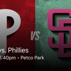 Padres VS  Phillies 2 Tix section 121 Row 40 