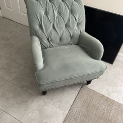 Teal Color Accent Chair