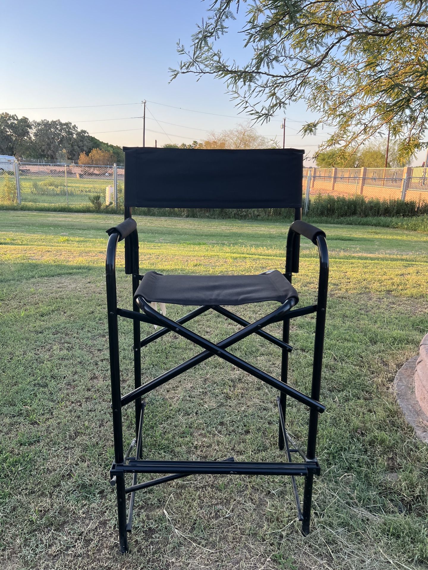 Folding director chair