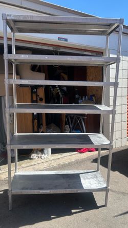 Large NSF commercial-grade heavy duty aluminum Shelves for Kitchen garage L48”*D18”*H84”(address in description)