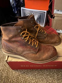 Red wing round 6in sz9