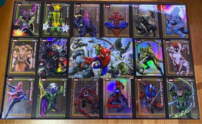 Spider-Man Collector’s Plaque Frame W/Authentic Marcel Cards