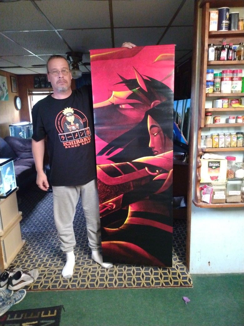 Vintage Mulan Vinyl Movie Theater Poster