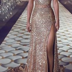 Gold Dress 