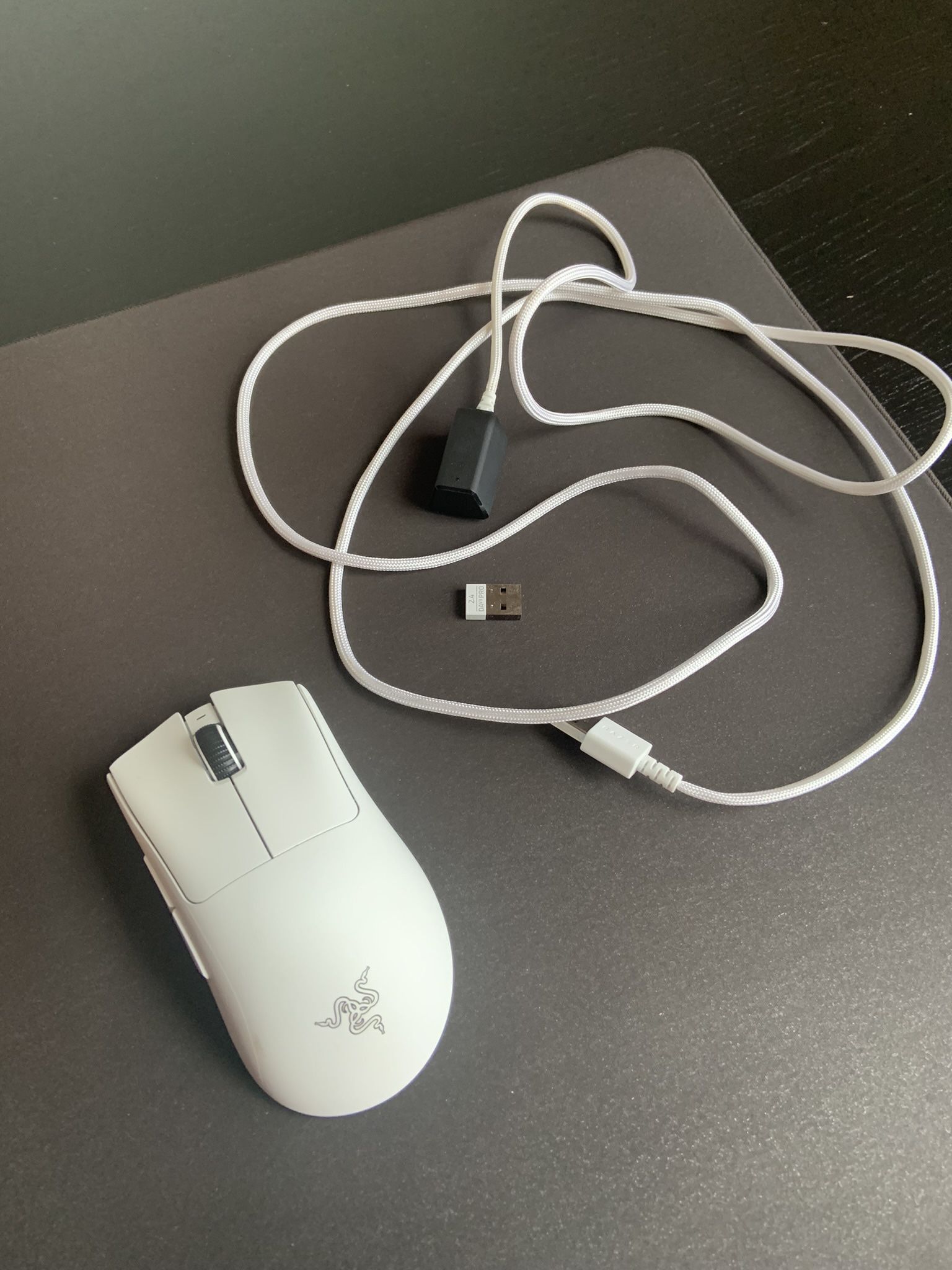 Razer DeathAdder v3 pro white with 8k Dongle