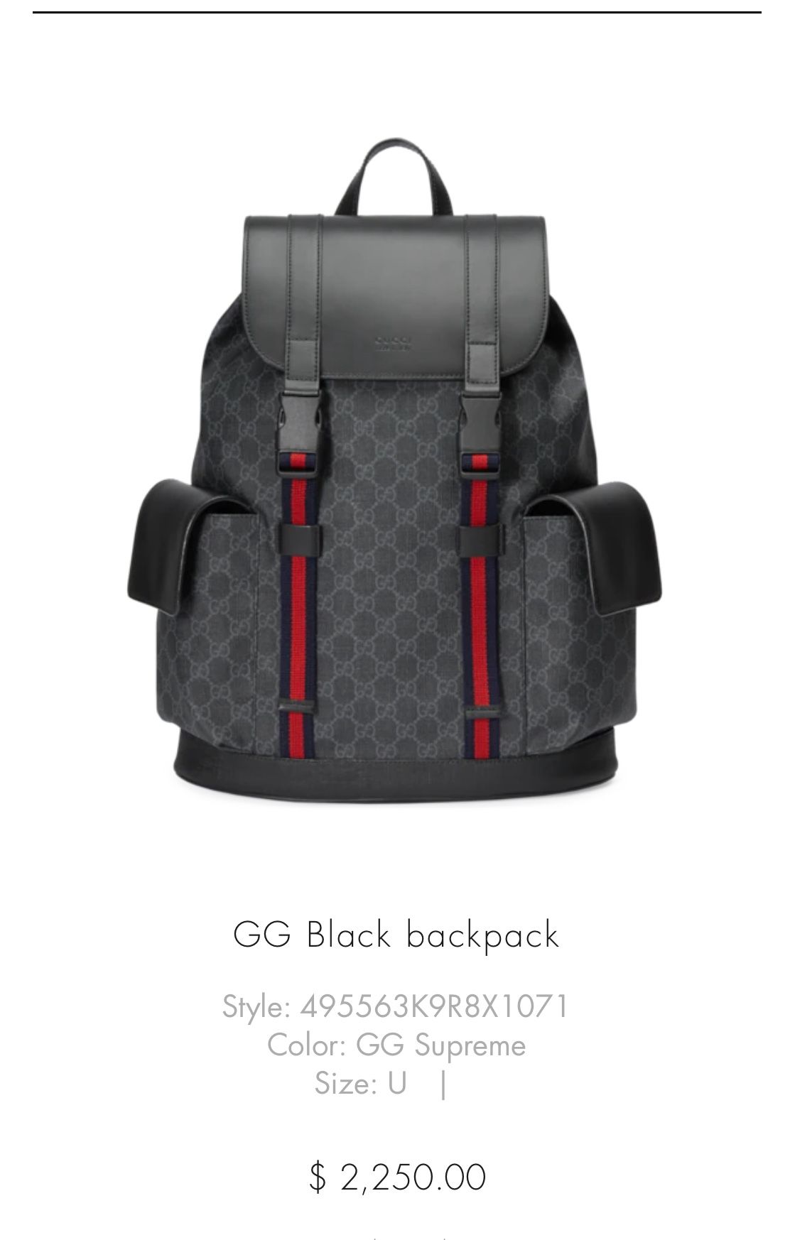 Gucci Backpack