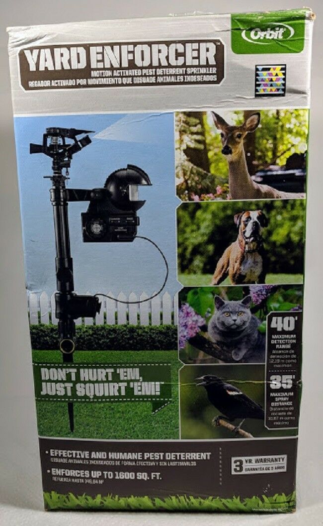 Orbit 62100 Yard Enforcer Motion Activated Sprinkler W/ Day and Night Detection