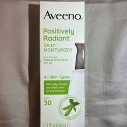 Aveno Positively Radiant Daily Moisturizer SPF 30 2.3 Oz. 