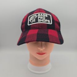 Bass Pro Shops Plaid Flannel Adjustable SnapbackHat