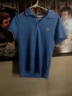 Moncler Blue Polo Shirt