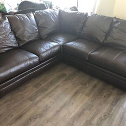 Leather sofa