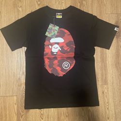 Red and Black Bape Tee