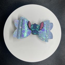 Hair Bow - Stitch