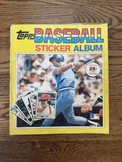 1981 Topps Baseball Sticker Album Sticker Book Poor Condition 