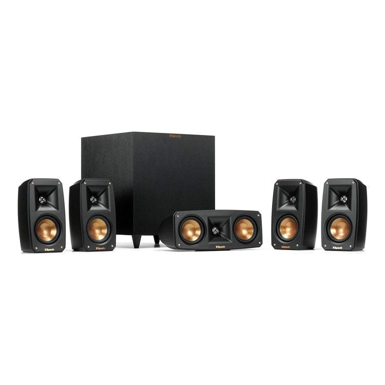 Klipsch Black And Gold Surround Sound Refernce Theather Pack