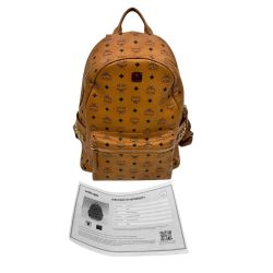 Large MCM Backpack (Brown)