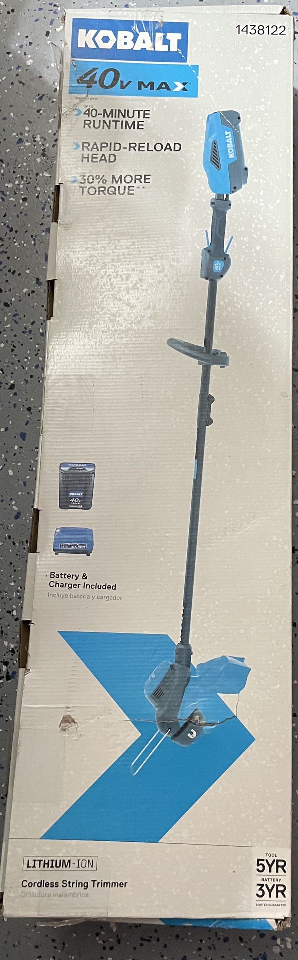 Kobalt 40 Volt Max Cordless String Trimmer