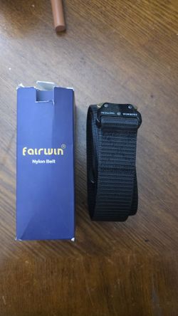 Fairwin Tactical Nylon Belt — Men's Quick Release Adjustable Belt