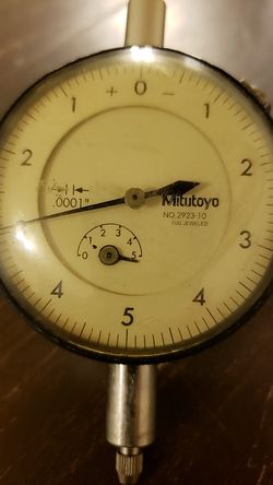 Mitutoyo dial indicator .0001"