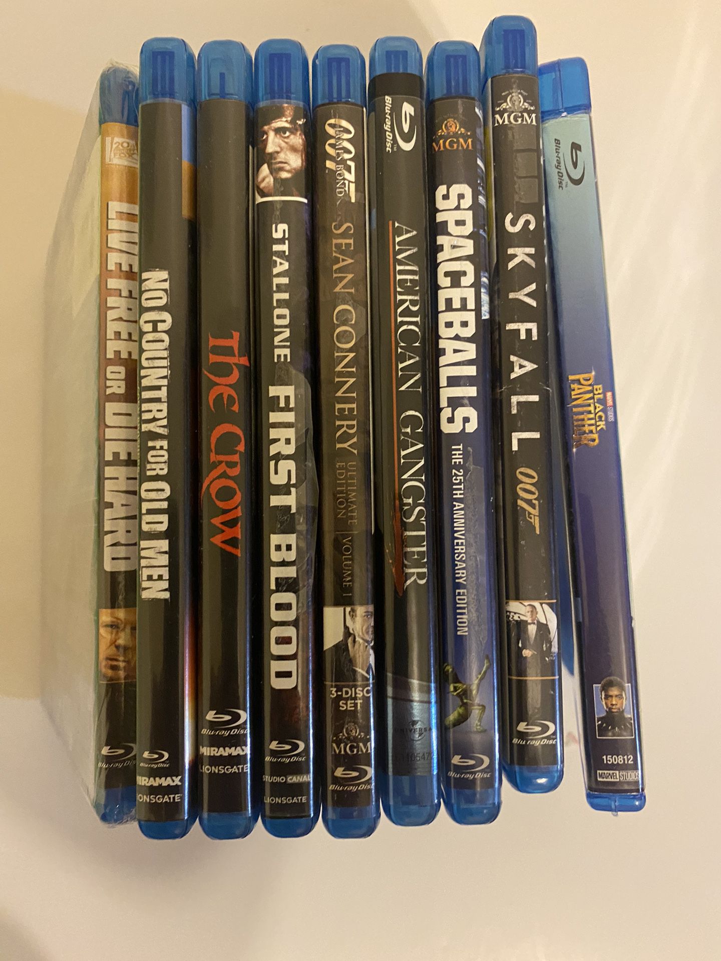 Blue Ray Movies Lot Of 9