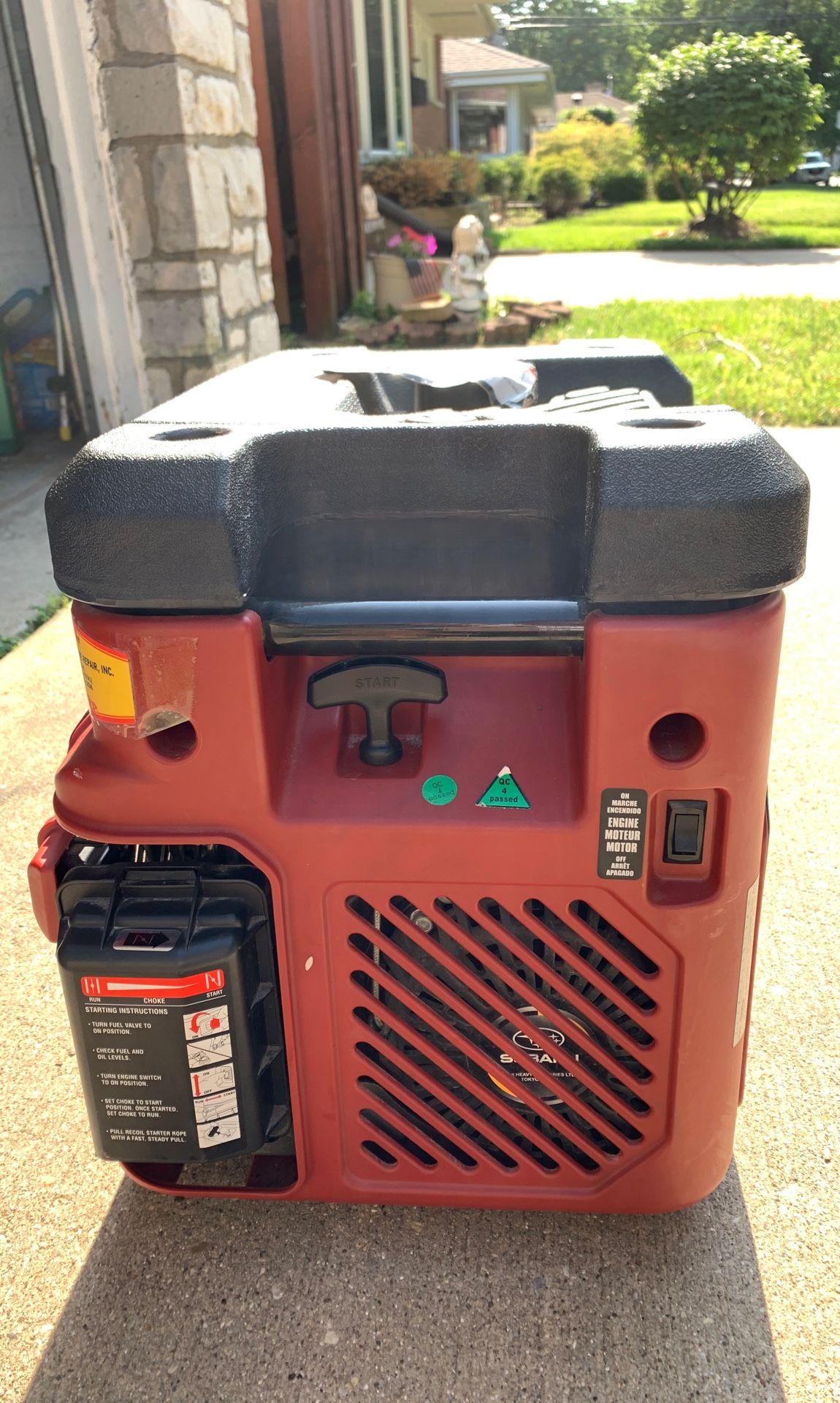 Homelite Portable Generator 2250 Starting watts for Sale in Skokie, IL