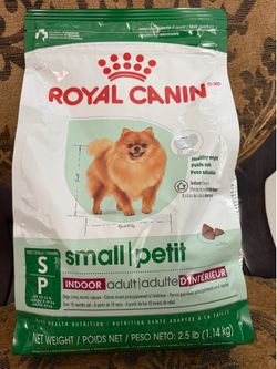 Royal Canin Small Indoor Adult Dog Food NEW SEALED