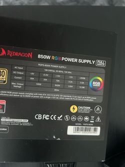 Red dragon power supply 850w