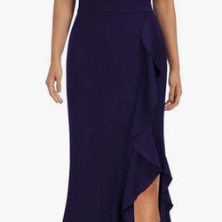 NEW Navy Halter Style Dress - Size Medium