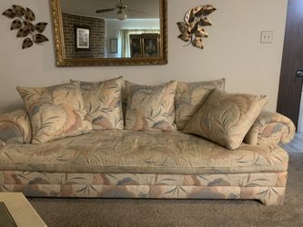 Floral Pattern Sofa Set