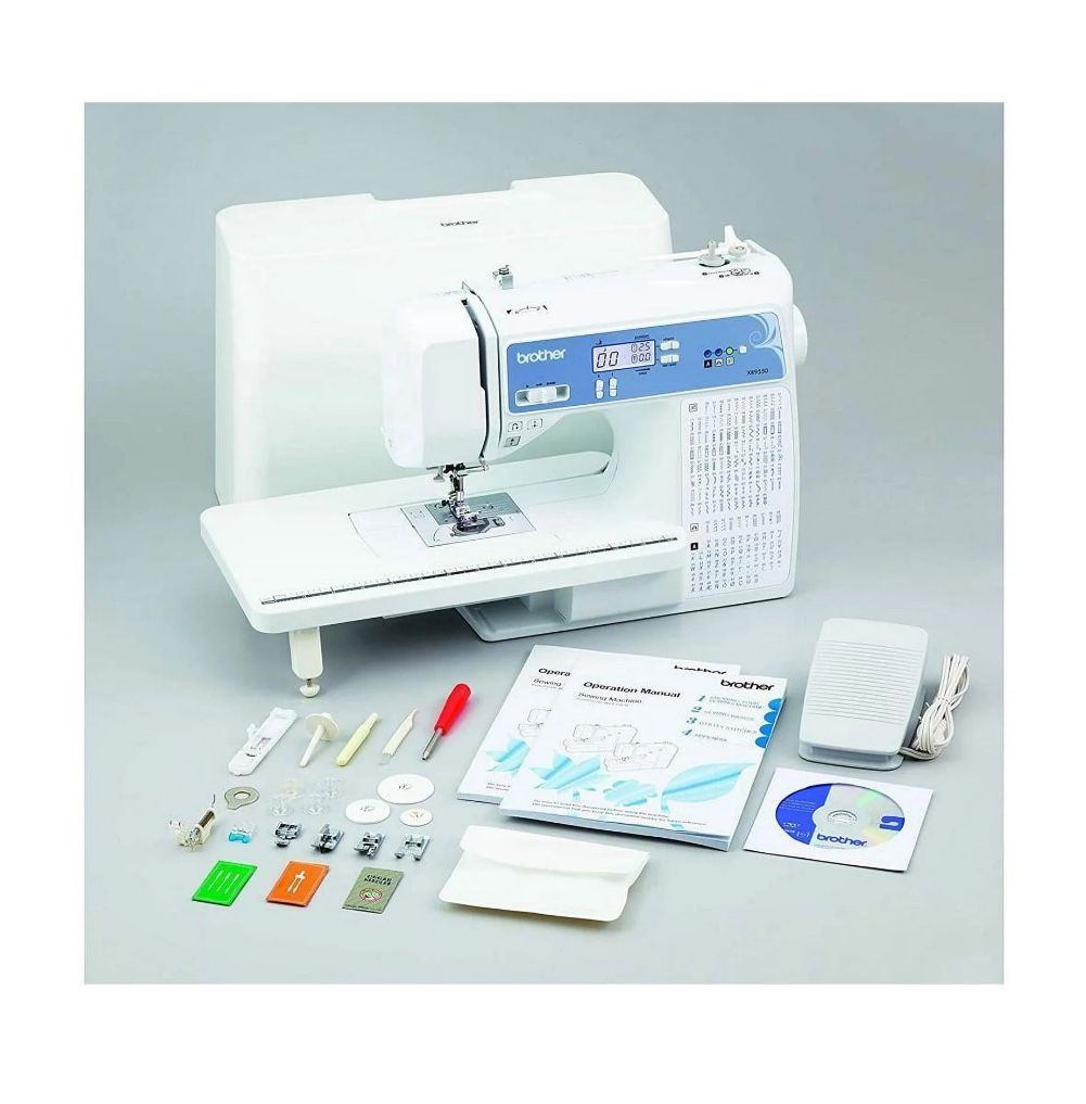 Brother XR9550 Sewing and Quilting Machine with LCD, Wide Table, 8-Sewing Feet