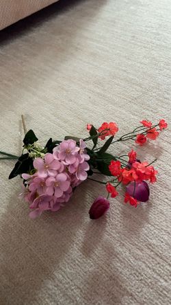 Large Faux Floral Arrangement Home Decor