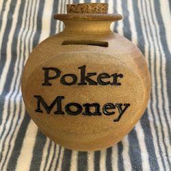 Poker Money - Clay Jar Piggyback