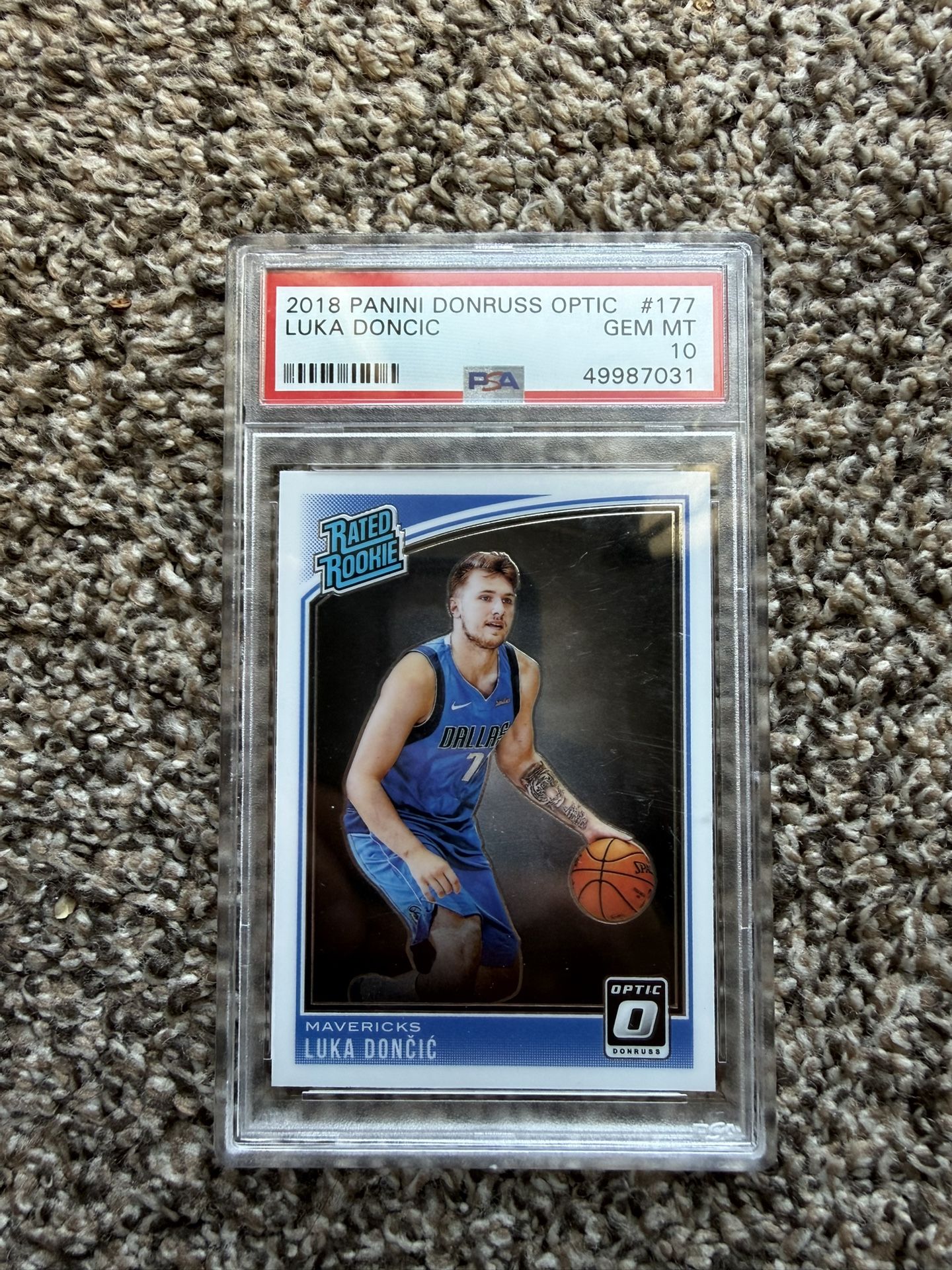 Luka Doncic Rated Rookie PSA 10