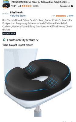 BlissTrends Donut Pillow ySeat Cushion