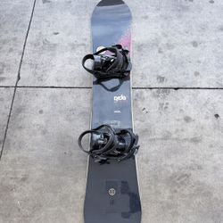 155 Ride Control Snowboard With Bindings