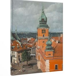 12x16 European Town Wall Art