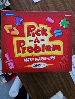 Lakeshore Pick a Problem Math Warm Ups 3rd Grade