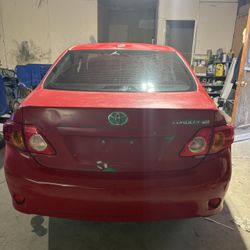 Toyota Corolla 2009 Parts 