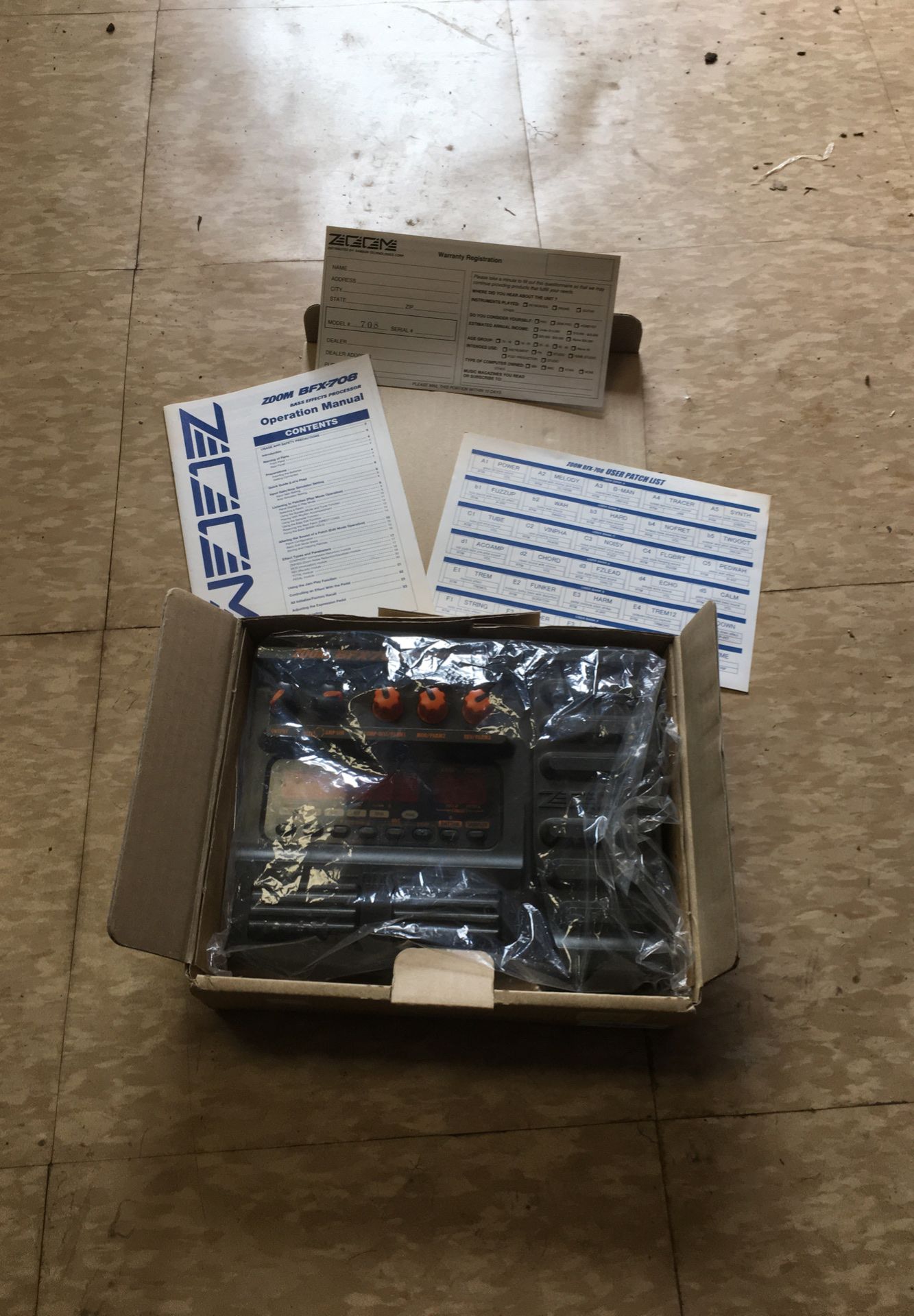 Zoom BFX-708