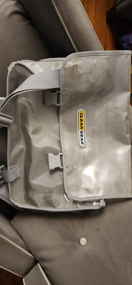 Free Messenger Clear Bag