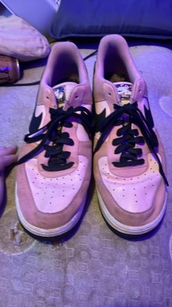 Pink Cherry Blossom Nike Air Force Ones - Size 13