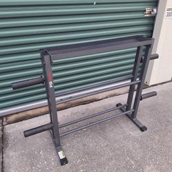 Dumbbell And Kettlebell Rack